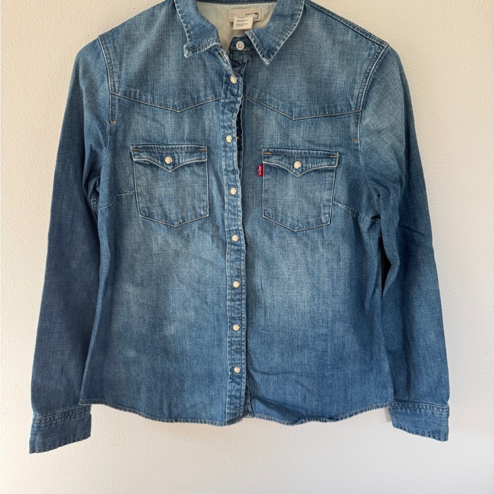 Levi's Classic Blue Denim Shirt